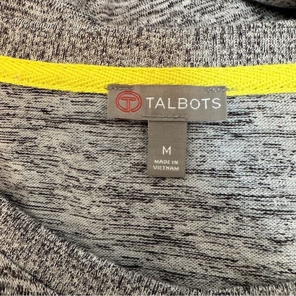 Talbots Fit and Flare Gray Dress, M - Picture 3 of 9